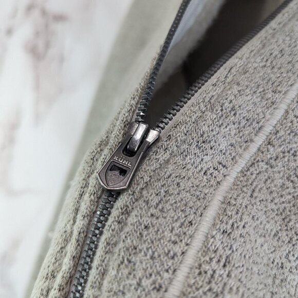 Kuhl Jacket Women XS Gray Sweater Fleece Full Zip Alf Stella Teddy Sherpa Hood - Picture 11 of 13